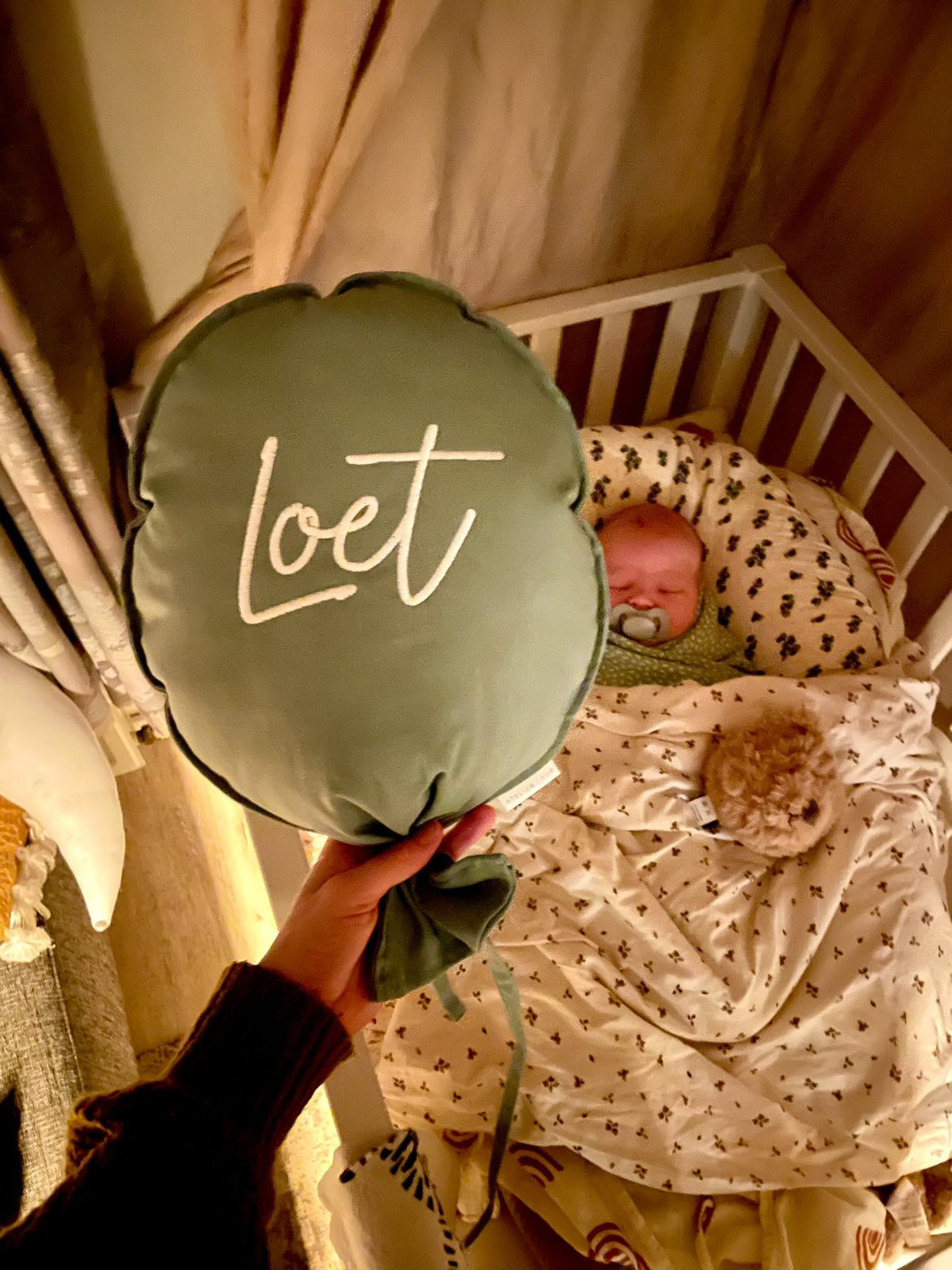 Green katoen - gepersonaliseerde ballon