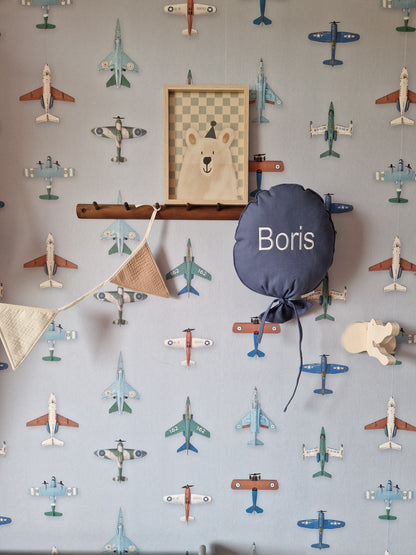 Indigo katoen - gepersonaliseerde ballon