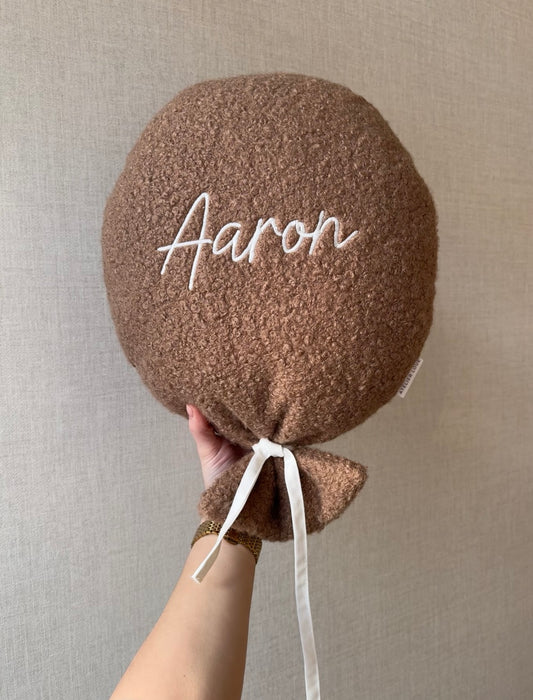 Mokka teddy - gepersonaliseerde ballon